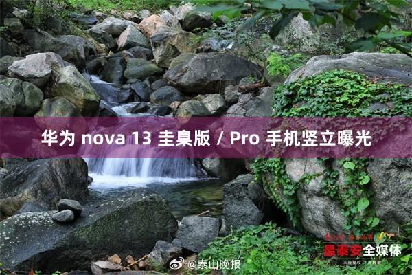 华为 nova 13 圭臬版 / Pro 手机竖立曝光